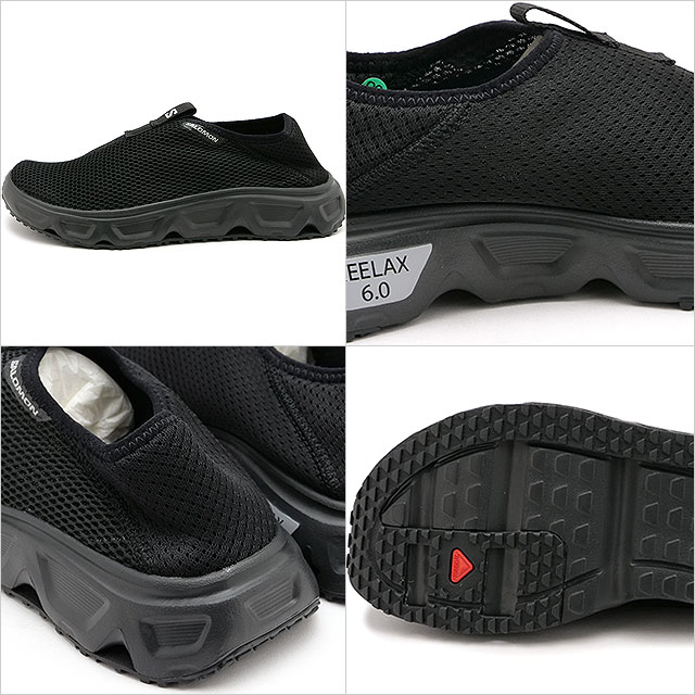  SALOMON ꥫХ꡼塼 å å 6.0  [L47111800 SS25] REELAX MOC 6.0 W ǥ  åݥ ˡ եݡ BLACK/BLACK/ALLOY 谷Ź