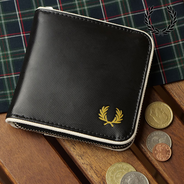 フレッドペリー FRED PERRY クラシックジップアラウンドウォレット
