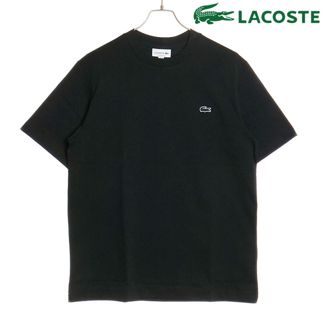 ̵ۥ饳 LACOSTE  ȥ饤󥯥å롼ͥåT [TH5582-99 SS24] TH5582-99 ȥåץ Ⱦµ BLACK-031 ڥ᡼