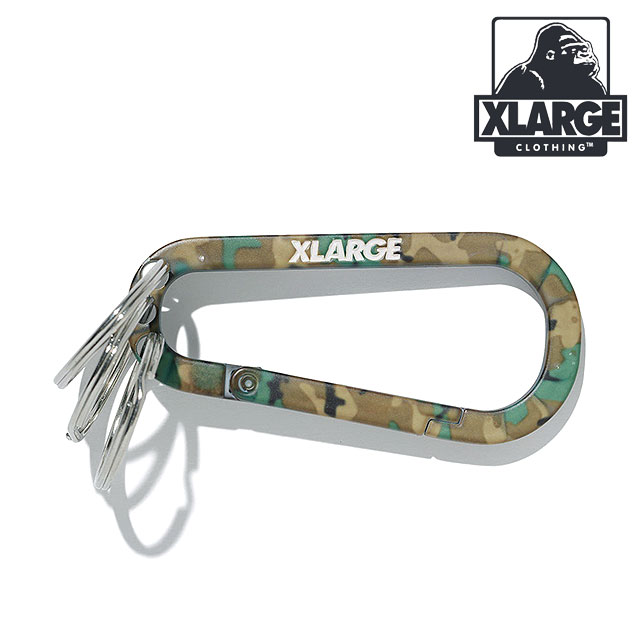 エクストララージ XLARGE スタンダードロゴ キーリングカラビナ