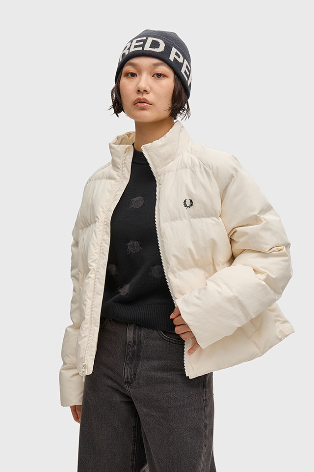 フレッドペリー FRED PERRY レディース ラグランスリーブ パデッド