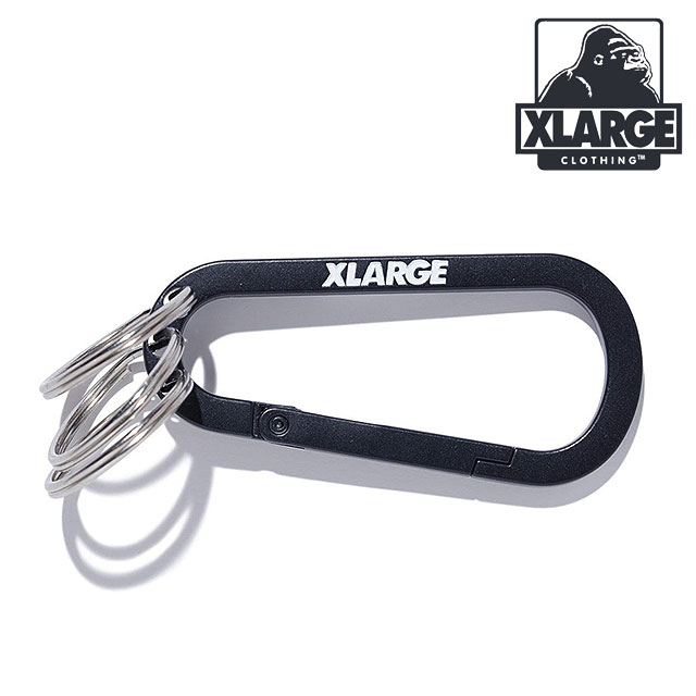 エクストララージ XLARGE スタンダードロゴ キーリングカラビナ