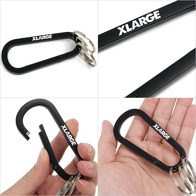 エクストララージ XLARGE スタンダードロゴ キーリングカラビナ