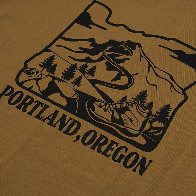 コロンビア Columbia ヤハラフォレストグラフィックショートスリーブTシャツ [PM0509-258 SS25] メンズ トップス 半袖 バックプリントTシャツ 吸湿速乾機能 UVカット Delta/Back-Print ブラウン 【メール便配送】 正規取扱店