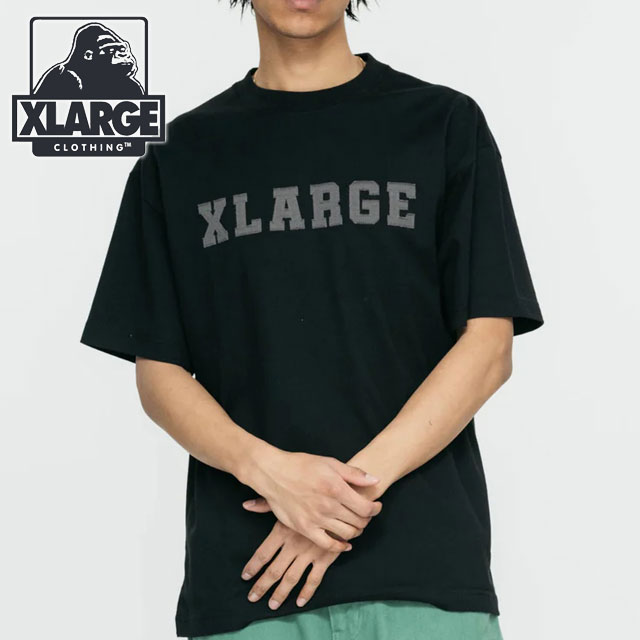 ̵ۡSALEۥȥ顼 XLARGE  ѥå 硼ȥ꡼ T [101232011039 SU23] PATCHED LOGO S/S TEE x-large å顼 ȥåץ Ⱦµ BLACK  ֥åϡڥ᡼ۡs