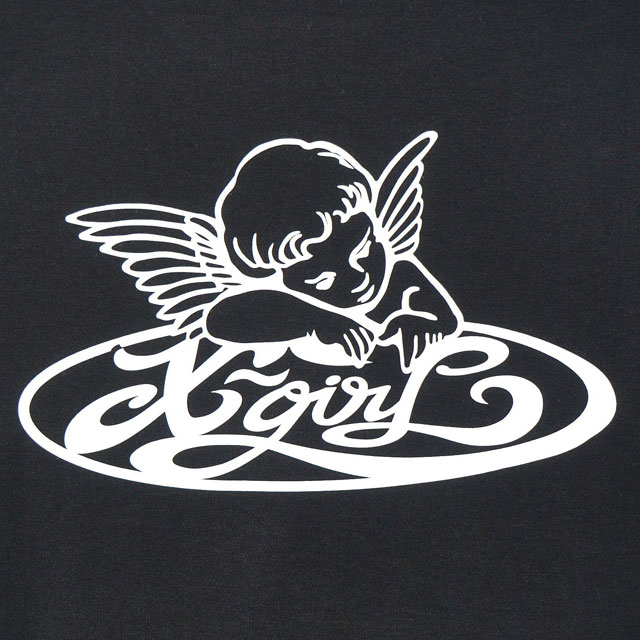 å X-girl 󥸥 硼ȥ꡼T [105252011036 SU25] ANGEL LOGO S/S TEE ǥ ȥåץ Ⱦµ xgirl BLACK ֥å  ڥ᡼ 谷Ź