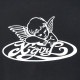 å X-girl 󥸥 硼ȥ꡼T [105252011036 SU25] ANGEL LOGO S/S TEE ǥ ȥåץ Ⱦµ xgirl BLACK ֥å  ڥ᡼ 谷Ź