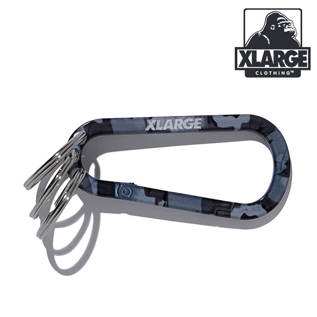 エクストララージ XLARGE スタンダードロゴ キーリングカラビナ