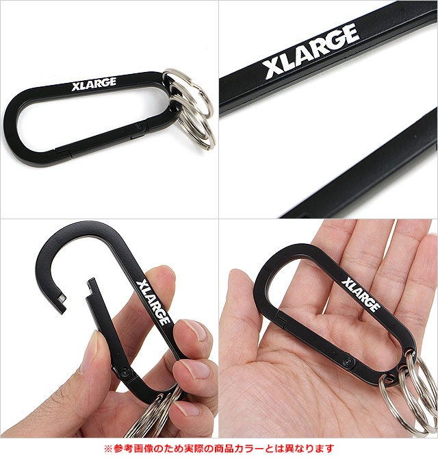 エクストララージ XLARGE スタンダードロゴ キーリングカラビナ