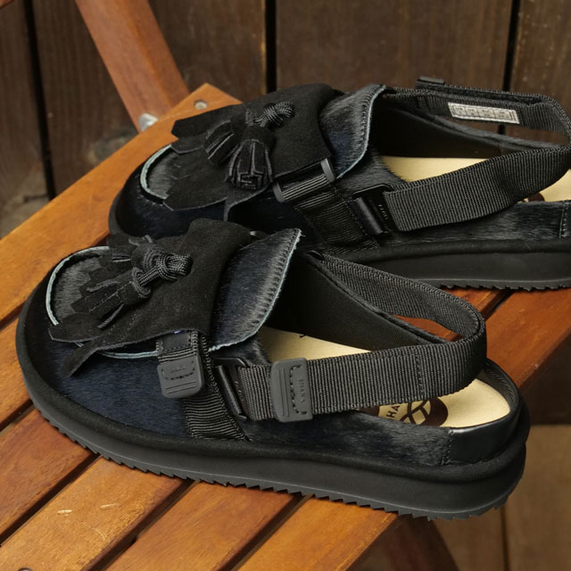 シャカ SHAKA サンダル レディース モックミュール タッセル カウヘア