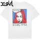 å X-girl ݥåץե 硼ȥ꡼T [105252011037 SU25] POP FACE S/S TEE ǥ ȥåץ Ⱦµ xgirl WHITE ۥ磻  ڥ᡼ 谷Ź