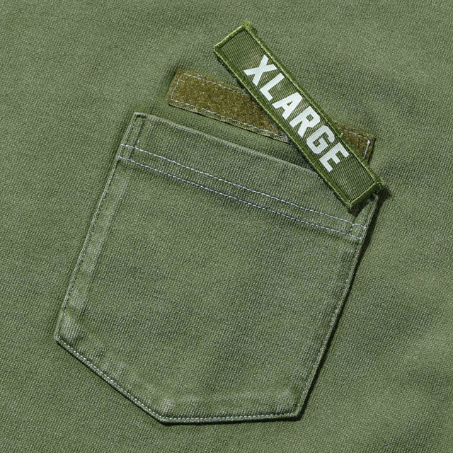 エクストララージ XLARGE ミリタリー ポケットショートスリーブTシャツ