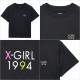 å X-girl ݥåץե 硼ȥ꡼T [105252011037 SU25] POP FACE S/S TEE ǥ ȥåץ Ⱦµ xgirl BLACK ֥å  ڥ᡼ 谷Ź