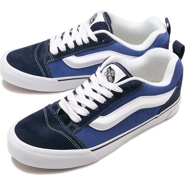 ̵ۥХ VANS  ˡ ˥塼 [VN0009QCNWD SS24] Knu Skool   NAVY/TRUE-WHITE