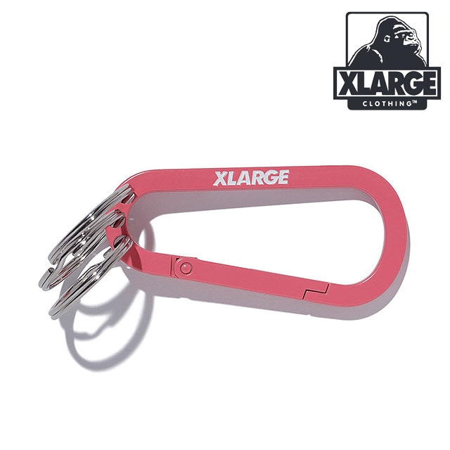 エクストララージ XLARGE スタンダードロゴ キーリングカラビナ