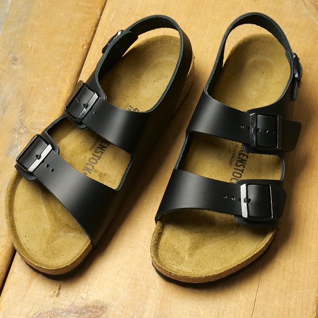 BIRKENSTOCK 黒 サンダル 42 BIRKENSTOCK（ビルケンシュトック） サンダル 別注 Sydney LENA Black