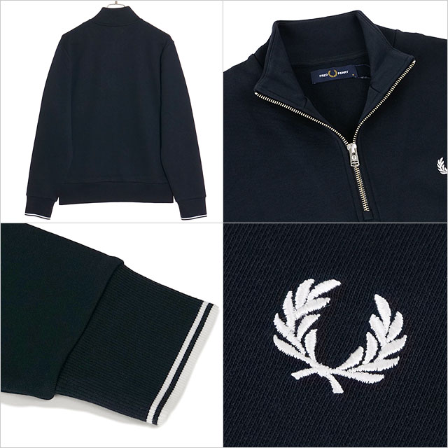 フレッドペリー FRED PERRY ハーフジップ スウェットシャツ [M3574-608