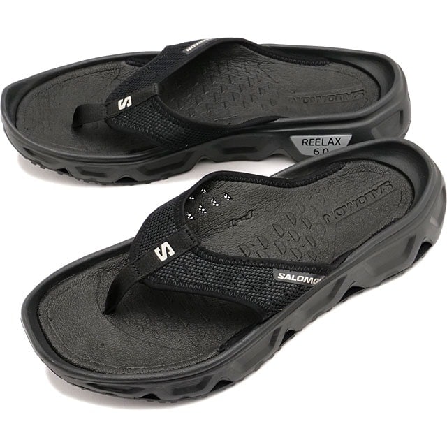  SALOMON ꥫХ꡼塼 å ֥쥤 6.0 [L47110800 SS25] REELAX BREAK 6.0   ȥ ӡ եݡ BLACK/BLACK/ALLOY 谷Ź