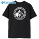 ӥ Columbia Хϥեå硼ȥ꡼T [PM0616-011 SS25]  ȥåץ Ⱦµ ХåץT ۼ®ǽ UVå Black/Back-Print ֥å ڥ᡼ 谷Ź