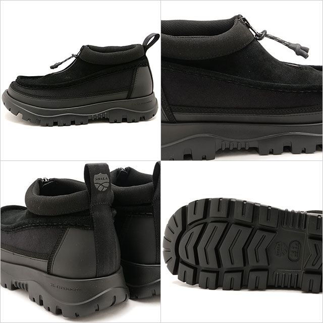 靴 moeka シャカ SHAKA スニーカー ジップモカシンブーティ EX [SK-290V2