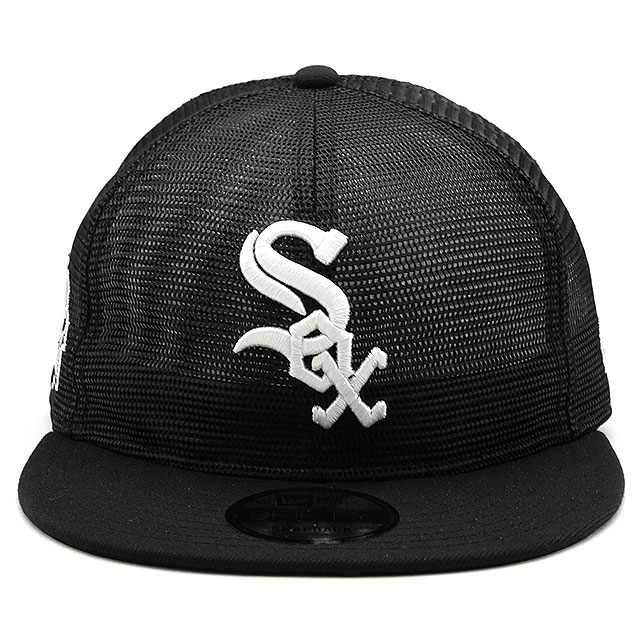ニューエラ NEWERA メッシュキャップ シカゴ・ホワイトソックス [14109656 SS24] 9FIFTY ALL MESH メンズ・レディース 帽子 サイズ調整可能 ブラック