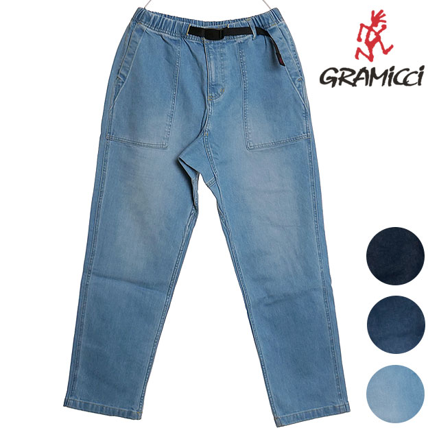 グラミチ Gramicci ストレッチデニム ルーズテーパードリッジパンツ