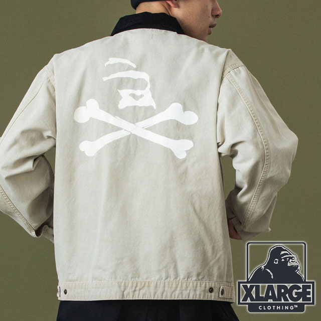 エクストララージ XLARGE スカル ワークジャケット [101253021007 FW25