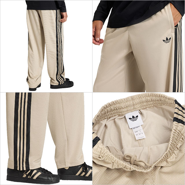 adidas ルーズ メッシュ トラックパンツ Stone Khaki XS アディダス オリジナルス adidas Originals メンズ ルーズメッシュ