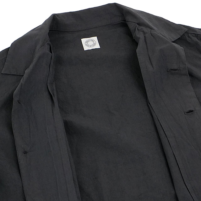 【30%OFF/SALE】オーシバル ORCIVAL オープンカラー ショートスリーブシャツ [OR-B0363-GDP SS25] OPEN COLLAR SHORT SLEEVE SHIRT 日本製 メンズ・レディース トップス 半袖 オーバーサイズ CHARCOAL 正規取扱店【ts】【ts】