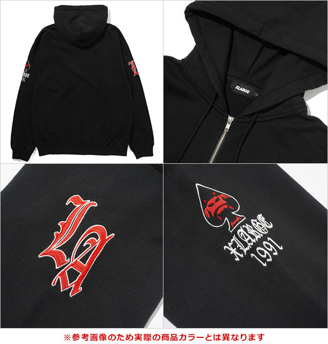 エクストララージ XLARGE メンズ オールドイングリッシュロゴ ジップ