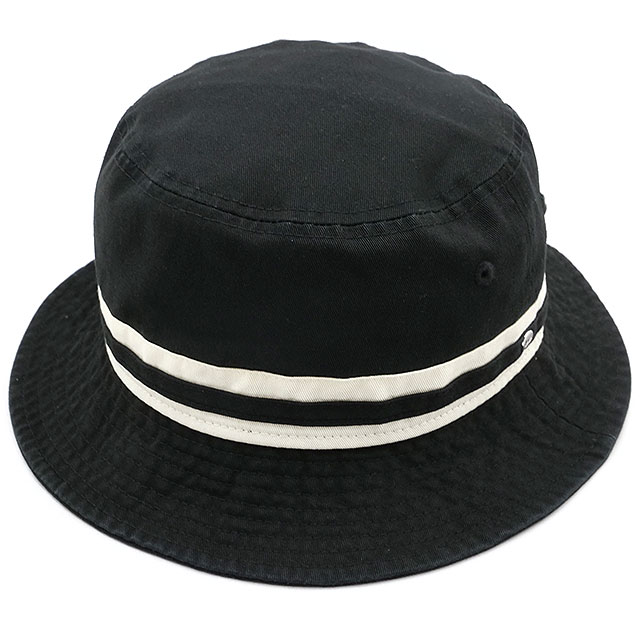 ˥塼 NEWERA Хåȥϥå ȥ饤ץХ [14109560 SS24] Bucket-01 STRIPED BAND 󥺡ǥ ˹ ֥å/ۥ磻 ڥ᡼