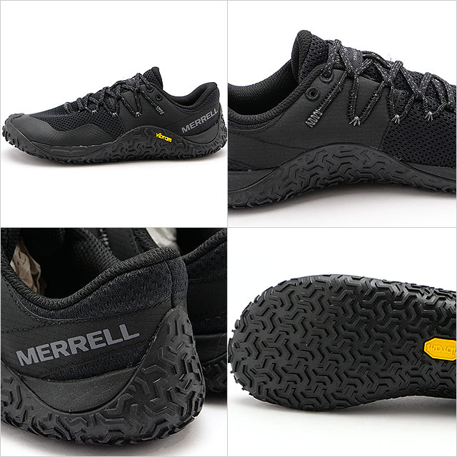 ̵ۥ MERRELL ǥ ȥ쥤  7 [J037336 SS23] W TRAIL GLOVE 7  ȥ쥤˥ ٥եåȥ塼 ˡ  ȥɥ BLACK/BLACK