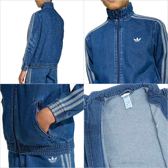 adidas　デニムトラックジャケット adidas Originals アディダス ジャケット メンズ ダークインディゴ