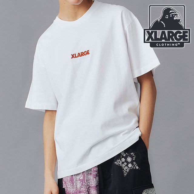 X-LARGE エクストララージ ★ クラウン 半袖 Tシャツ 白 X-LARGE|エクストララージ】SLANTED OG S/S TEE(WHITE , ASH
