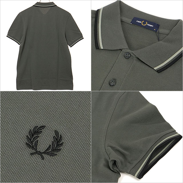 フレッドペリー FRED PERRY ポロシャツ メンズ ツインティップド