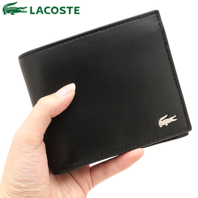 ラコステ LACOSTE 2つ折り財布 [NH1112FG-000 FW26] メンズ レザー
