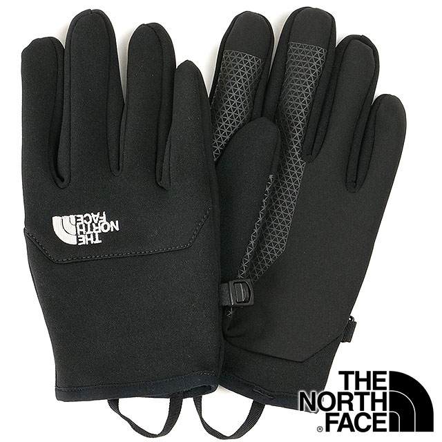 ザ ノースフェイス THE NORTH FACE イーチップショートグローブ [NN62316-K FW23] Etip Short Glove メンズ・レディース TNF アウトドア スマホ対応 手袋 トレッキング 防寒 ブラック【メール便配送】