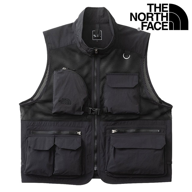 ̵ۥΡե THE NORTH FACE  桼ƥƥå٥ [NP22431-K SS24] Utility Mesh Vest TNF ȥ٥  ȥɥ 7ݥåդ ֥å