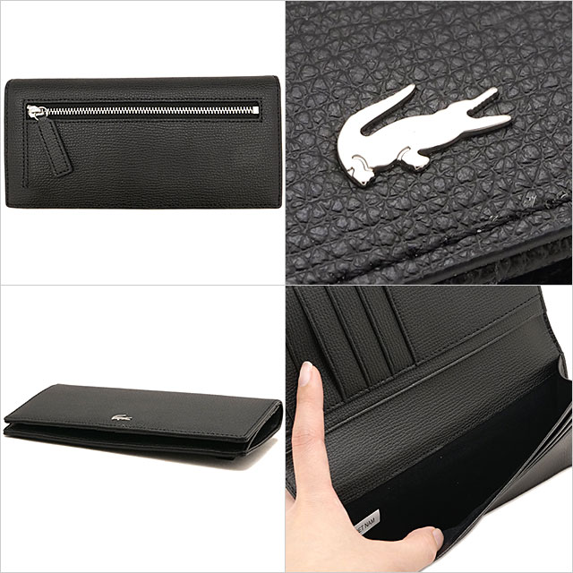 ラコステ LACOSTE ロングウォレット [NH1603KP-000 FW26] メンズ