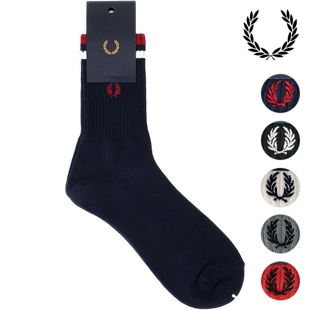 SALE】フレッドペリー FRED PERRY ティップド ショートソックス