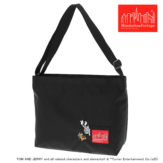 ޥϥåݡơ Manhattan Portage ꥢӥ塼Хå Хåݥå ȥȥ꡼ 85ǯ [MP1482BPTJ85TH SS25] CLEARVIEW SHOULDER BAG BACK POCKET TOM AND JERRY 85TH  Хå Black 谷Ź