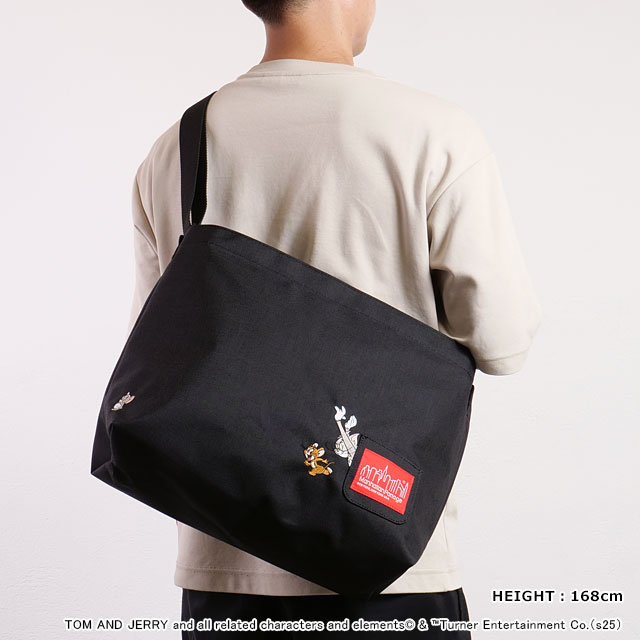ޥϥåݡơ Manhattan Portage ꥢӥ塼Хå Хåݥå ȥȥ꡼ 85ǯ [MP1482BPTJ85TH SS25] CLEARVIEW SHOULDER BAG BACK POCKET TOM AND JERRY 85TH  Хå Black 谷Ź
