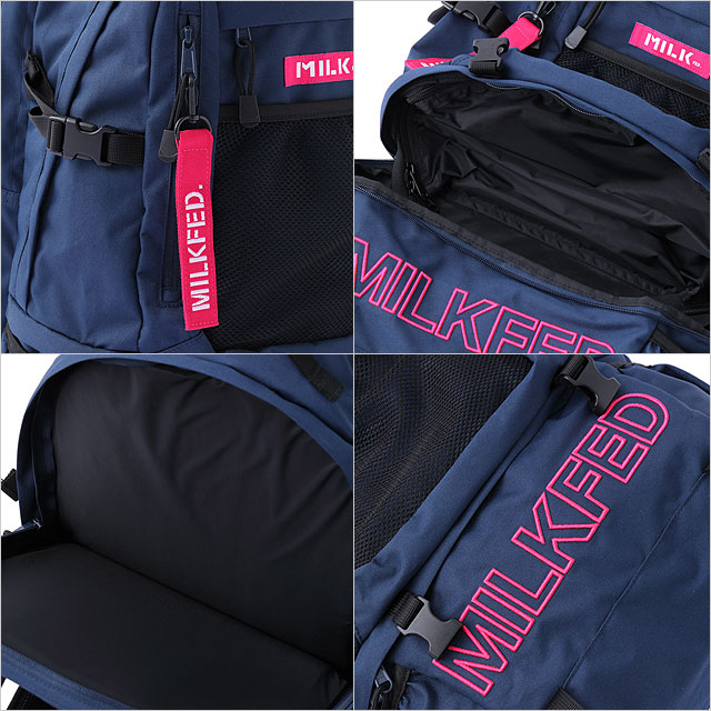 ミルクフェド MILKFED. レディース ネオ エンブロイダリー ビッグ