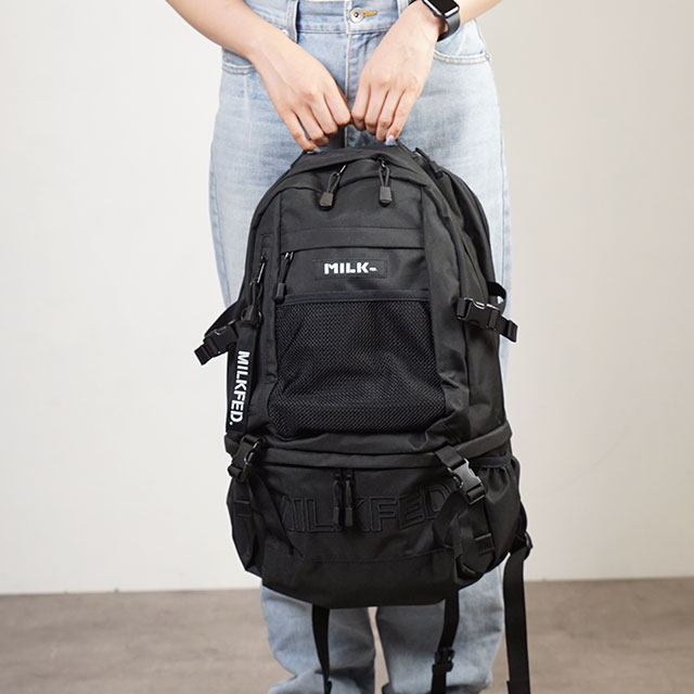 ミルクフェド MILKFED. レディース ネオ エンブロイダリー ビッグ