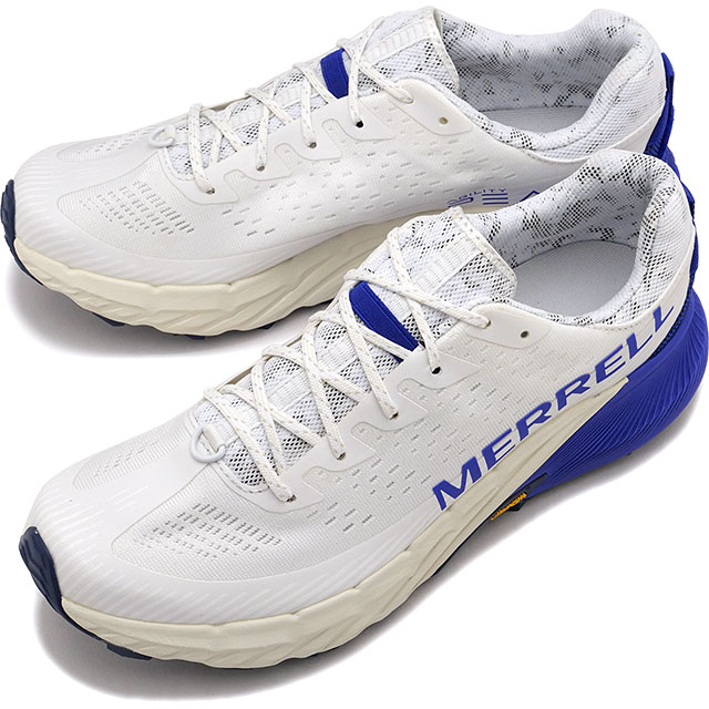 30OFFSALEۥ MERRELL ˡ ƥԡ 5 [J068329] M AGILITY PEAK 5   ȥ쥤˥󥰥塼 ȥɥ CHALK/SAPPHIRE 谷Źts