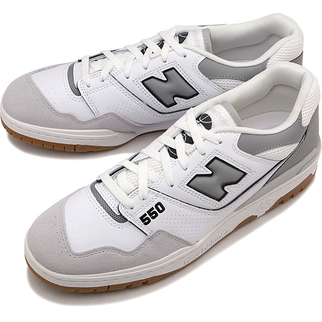 ̵ۥ˥塼Х NEWBALANCE ˡ BB550 [BB550ESC SS24] 󥺡ǥ  D磻 WHITE/GRAY