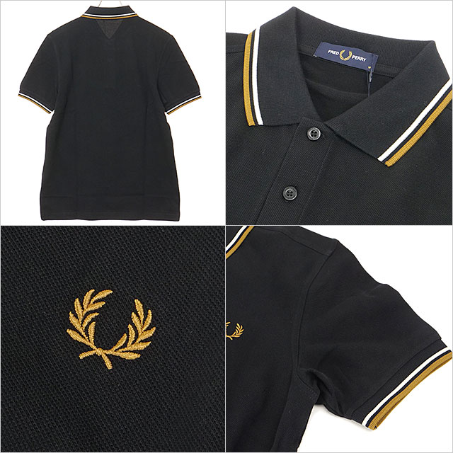 フレッドペリー FRED PERRY ポロシャツ メンズ ツインティップド