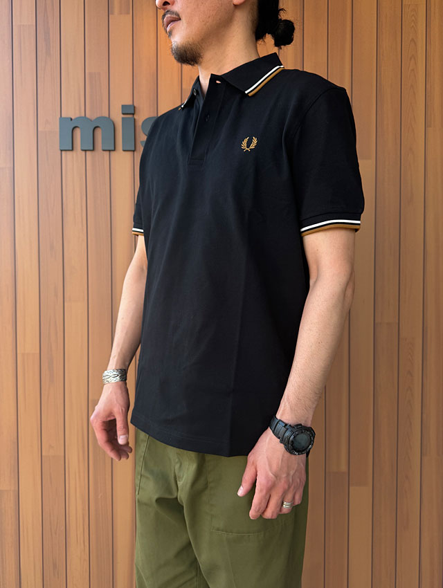 フレッドペリー FRED PERRY ポロシャツ メンズ ツインティップド