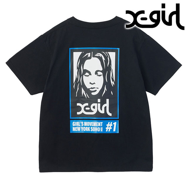 エックスガール X-girl レディース ミルズロゴ Tシャツ [105263011018