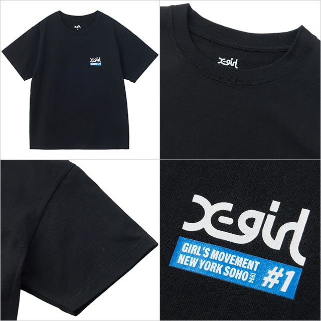 エックスガール X-girl レディース ミルズロゴ Tシャツ [105263011018